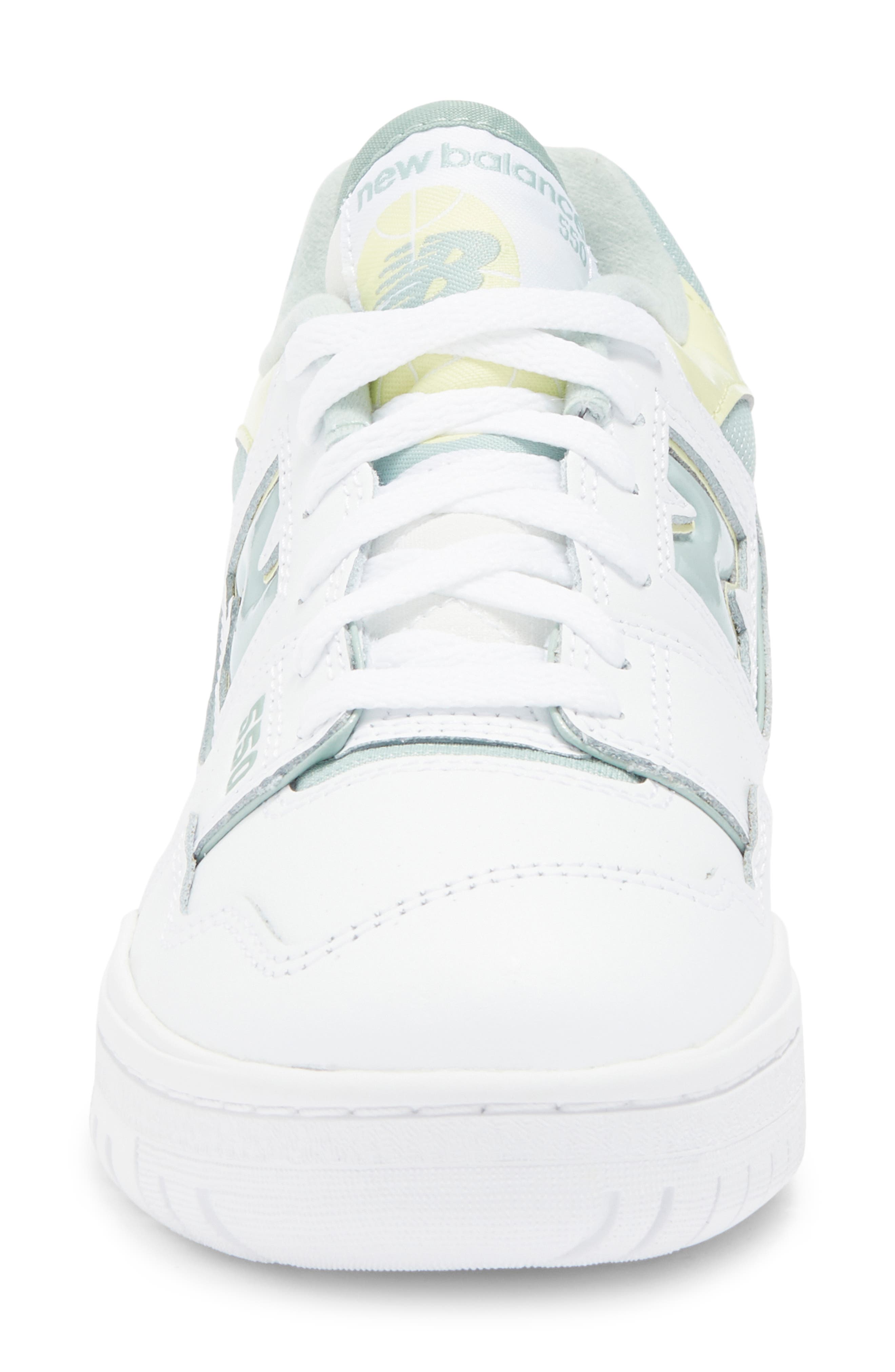 New Balance 550 Basketball Sneaker, Alternate, color, White/ Saltmarsh