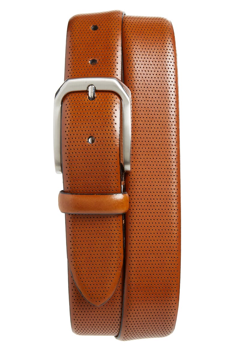 Calfskin Belt, Main, color, TAN