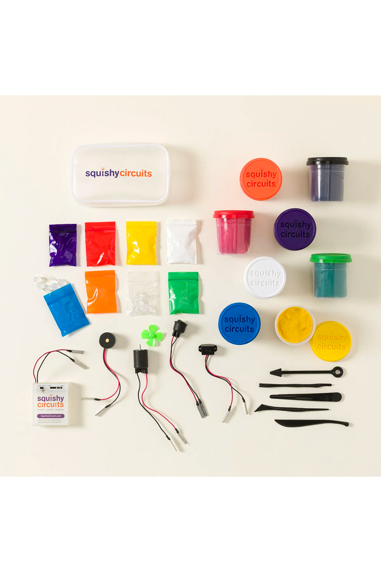 Electric Light & Sound Dough Kits Deluxe Kit by Squishy Circuits, Alternate, color, Multicolor