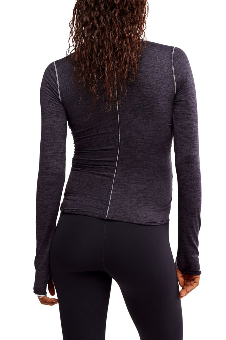 FP Movement Hatch Right On Run Layering T-Shirt, Alternate, color, BLACK