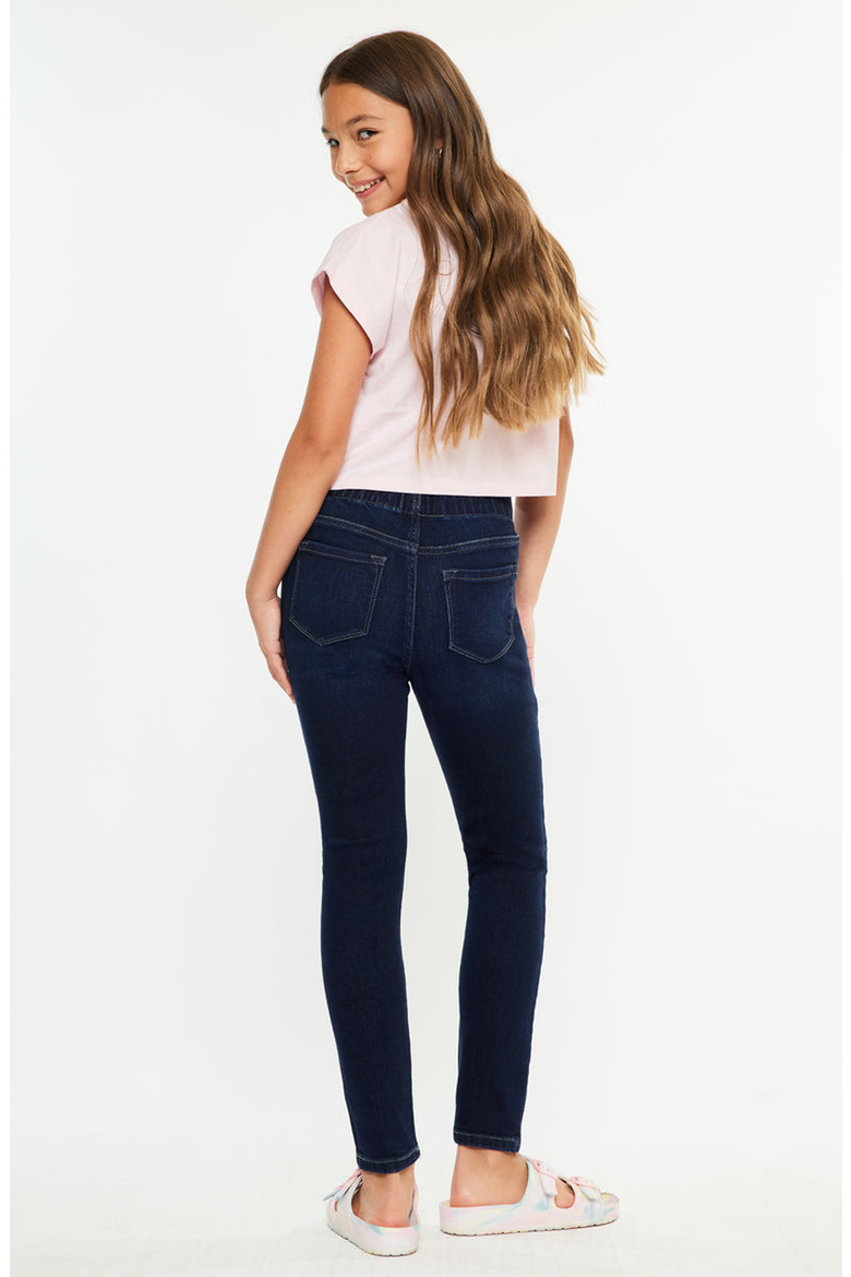 Crystal High Rise Ankle Skinny Jeans, Alternate, color, Dark Wash