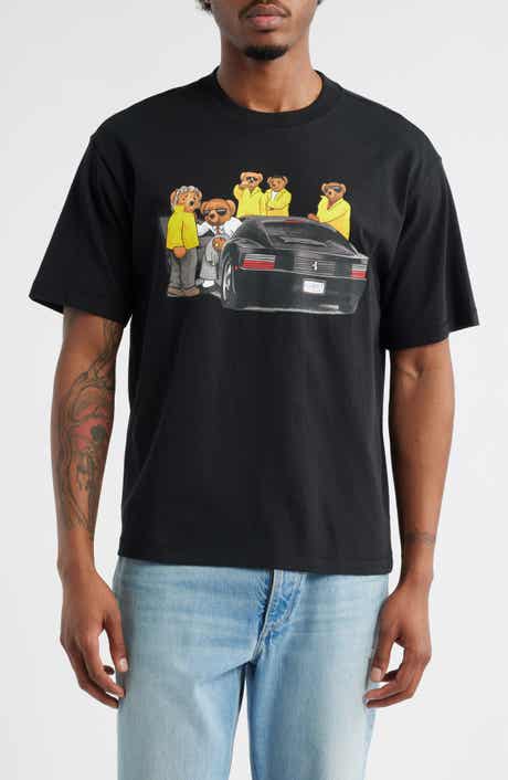 High Security Bear Cotton Graphic T-Shirt