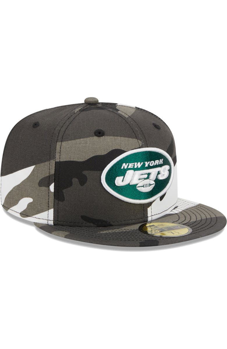 New Era Men's New Era New York Jets Urban Camo 59FIFTY Fitted Hat, Alternate, color, Camo