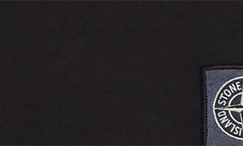 Stone Island Compass Patch Cotton Jersey T-shirt Clothing In Black