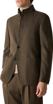 ZEGNA Cashmere Stand Collar Jacket