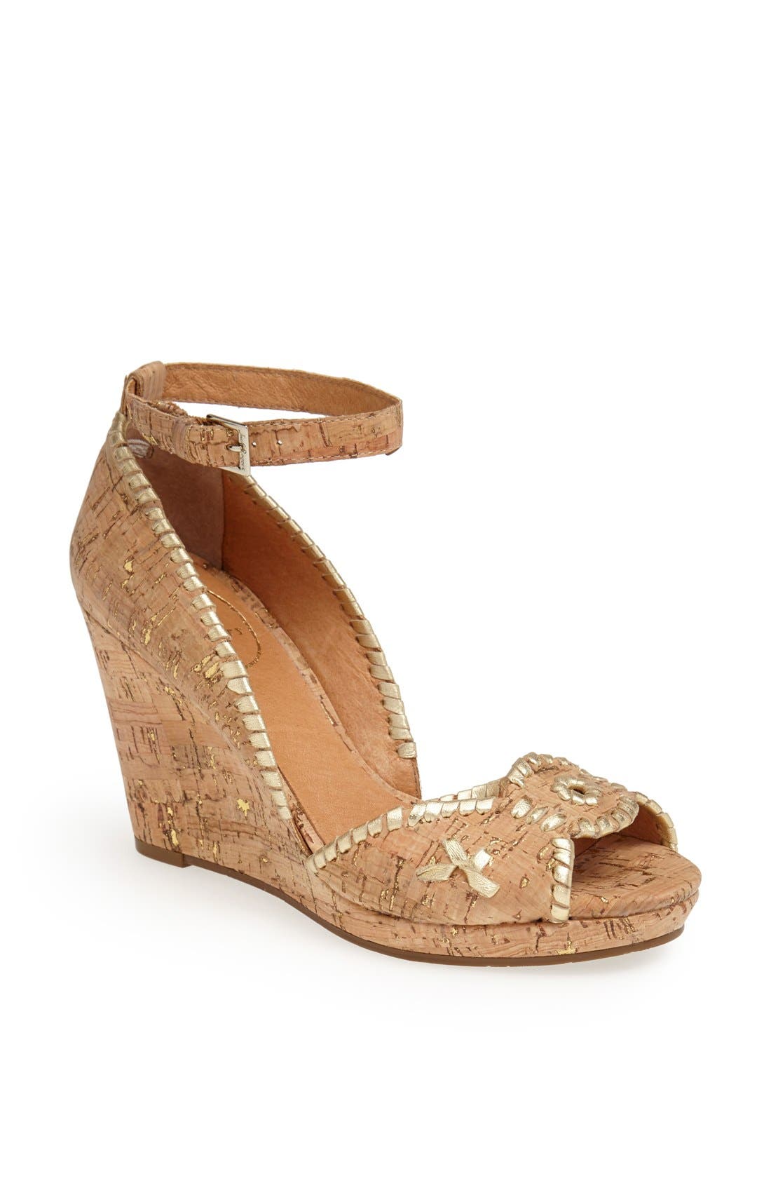'Chrystie' Wedge Sandal, Main, color, CORK