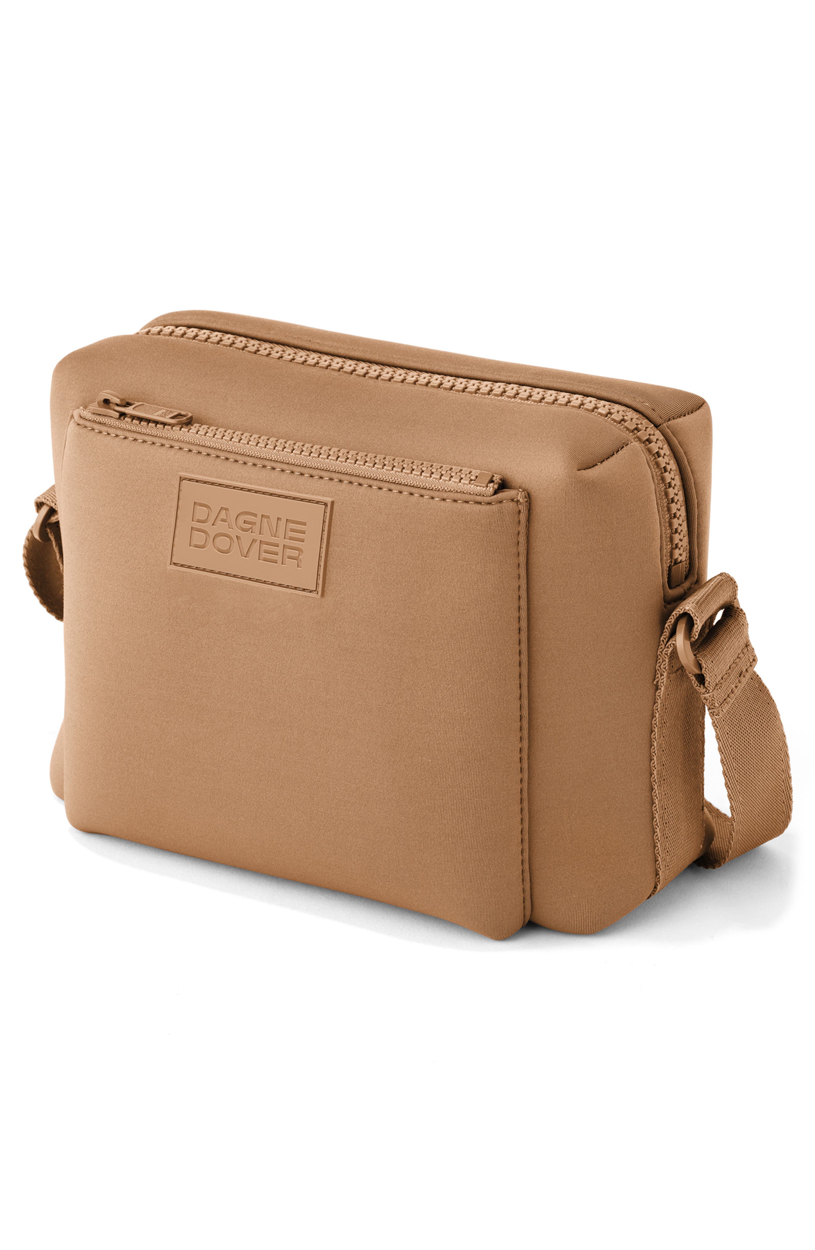 Micah Neoprene Crossbody Bag, Alternate, color, CAMEL