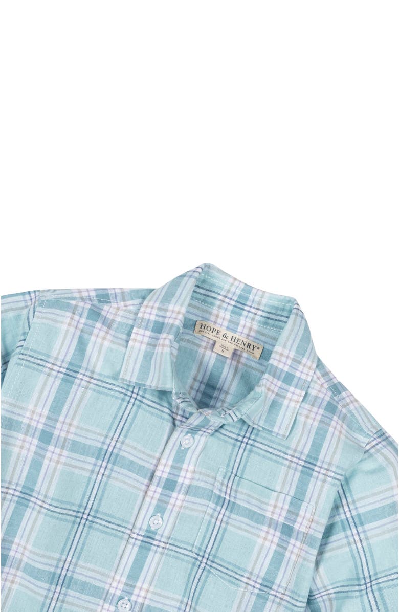Hope & Henry Baby Boys' Linen Button Down Shirt, Infant, Alternate, color, 
