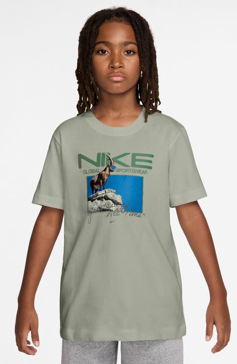 Kids' Sportswear Global Sportswear Cotton Graphic T-Shirt (Little Kid & Big Kid)