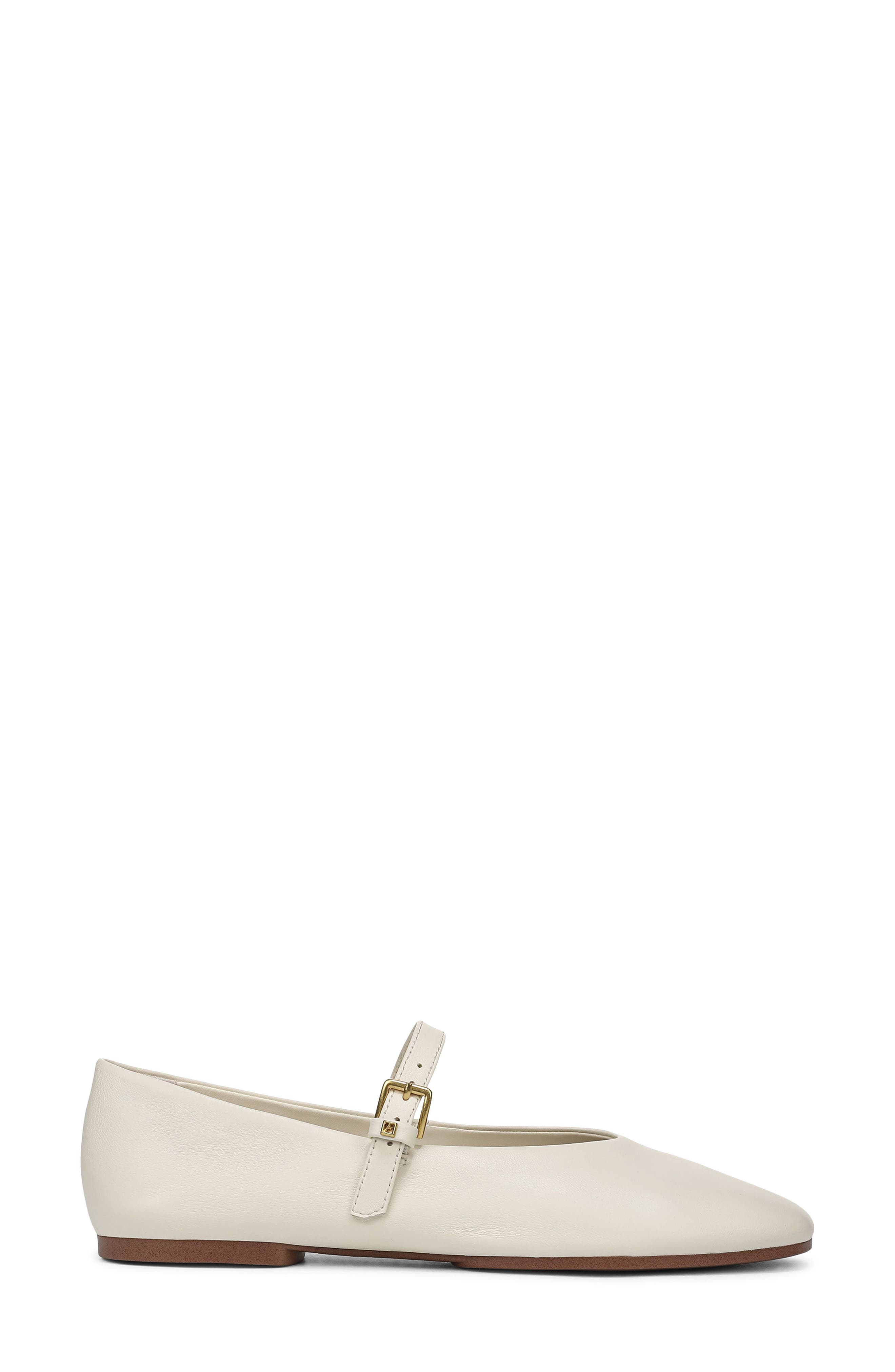 Odilia Mary Jane Flat, Alternate, color, MARSHMALLOW