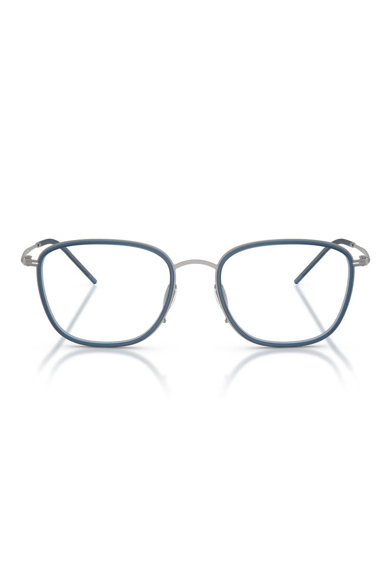 51mm Pillow Optical Glasses, Main, color, MATTE GUNMETAL / DEMO LENS