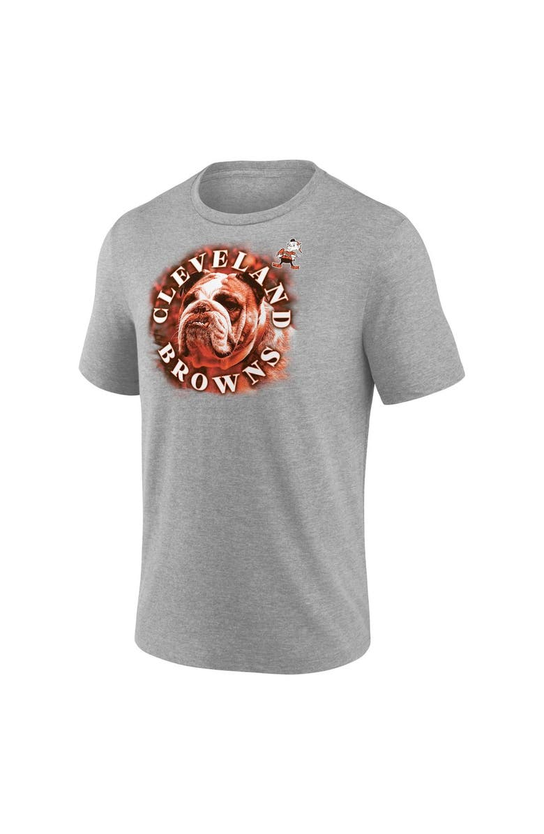 FANATICS Men's Fanatics Branded Heathered Gray Cleveland Browns Big & Tall Sporting Chance T-Shirt, Alternate, color,