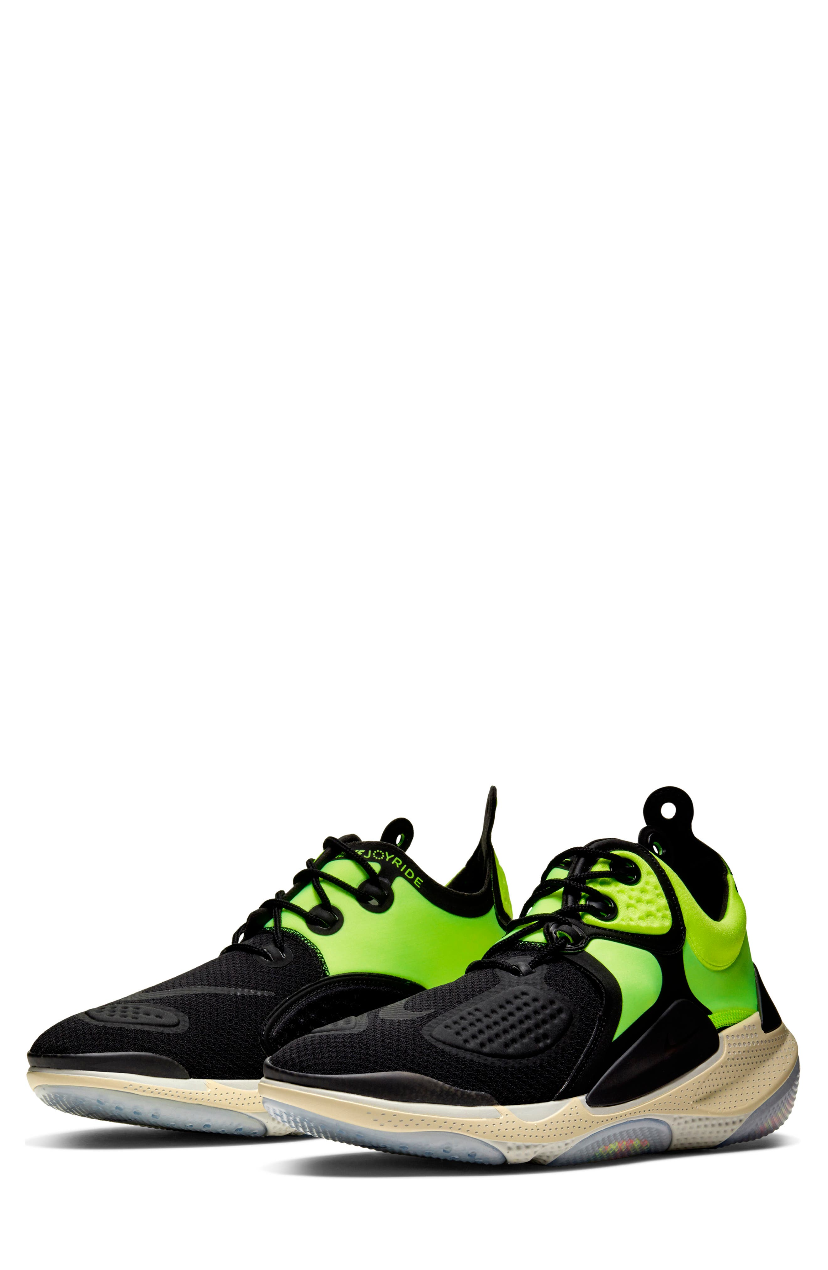 Joyride CC3 Setter Mid-Top Sneaker, Main, color, BLACK/ BLACK-VOLT-OATMEAL