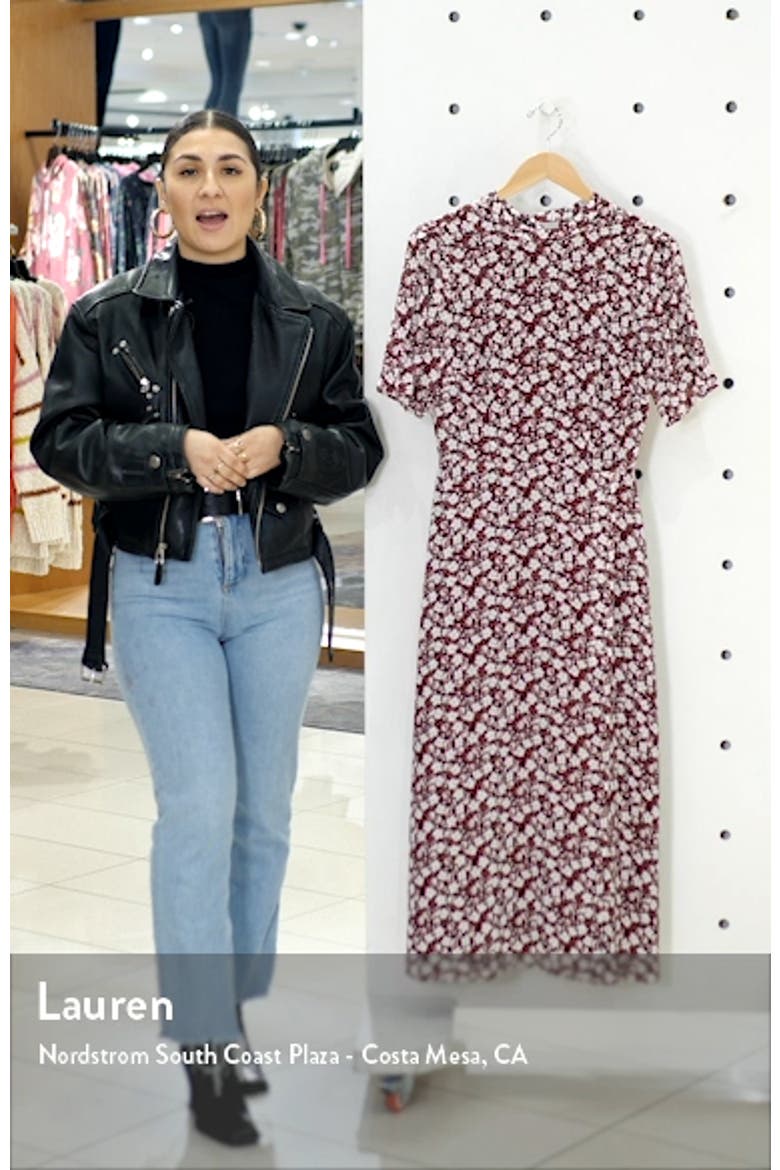 Gio Ditsy Floral Midi Dress video