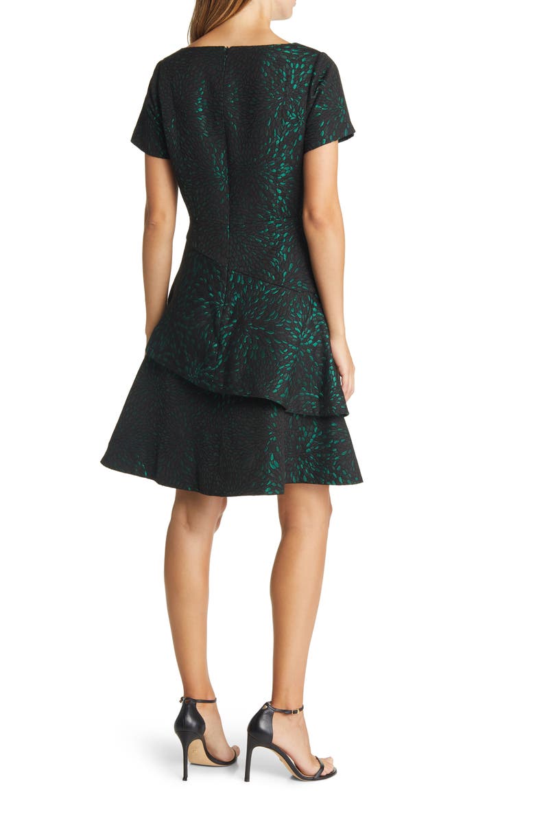 Shani Tiered Jacquard Cocktail Dress | Nordstrom