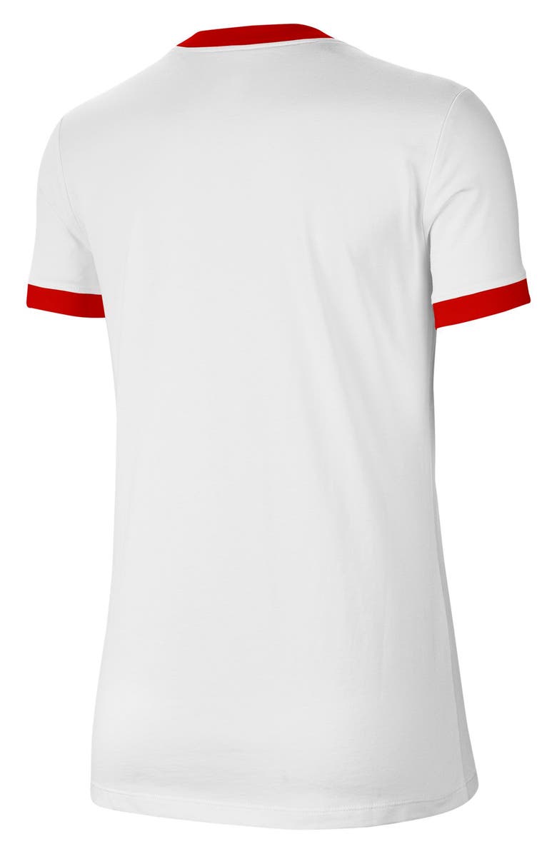 Nike Futura Logo Cotton Ringer Tee, Alternate, color,