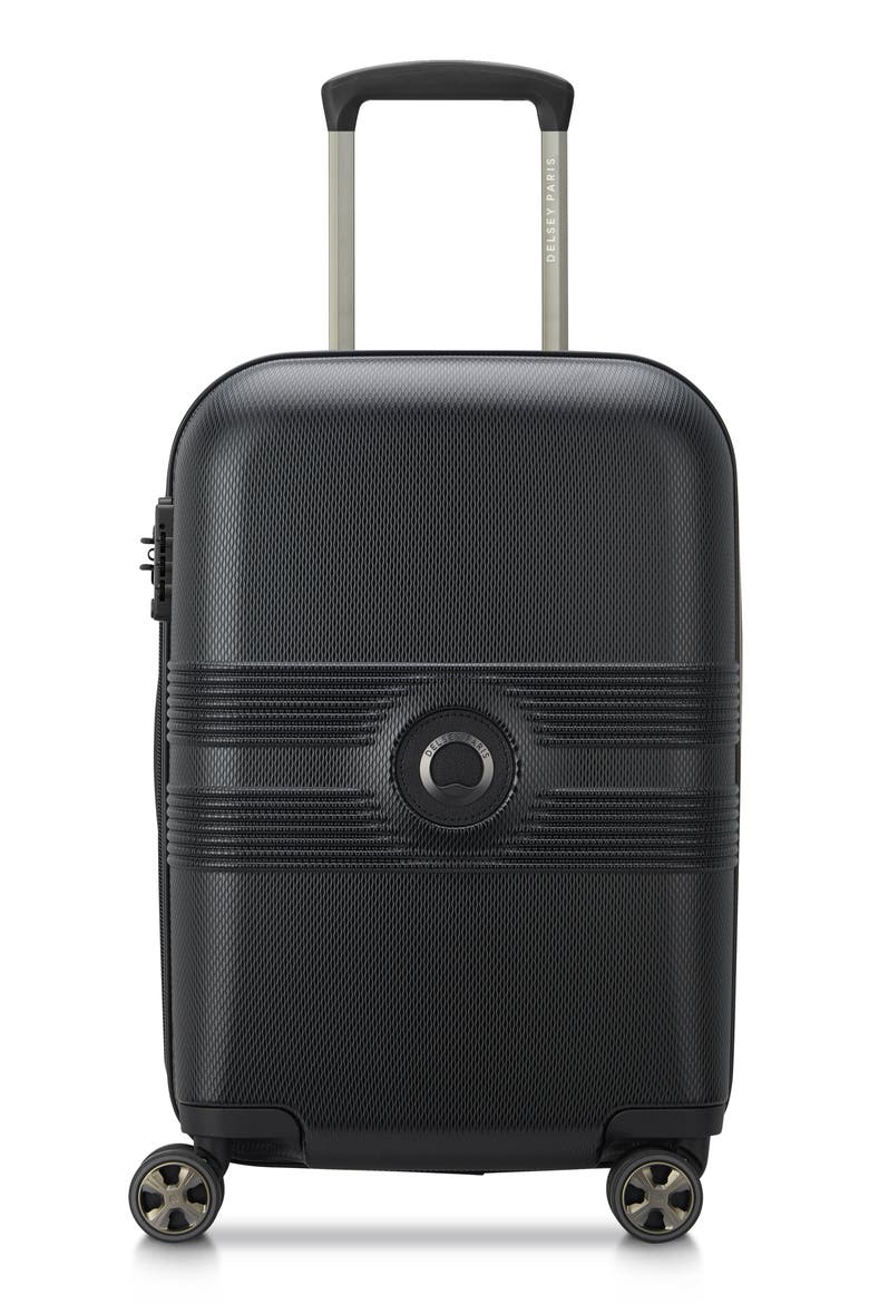 Flanerie 22-Inch Hardside Carry-On Luggage, Main, color, BLACK