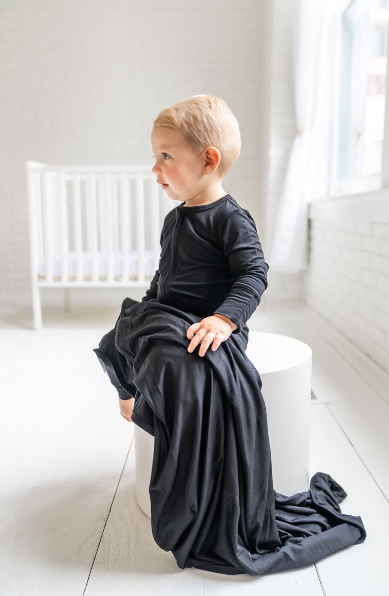 Laree + Co Allie Black Toddler Blanket, Alternate, color, Black