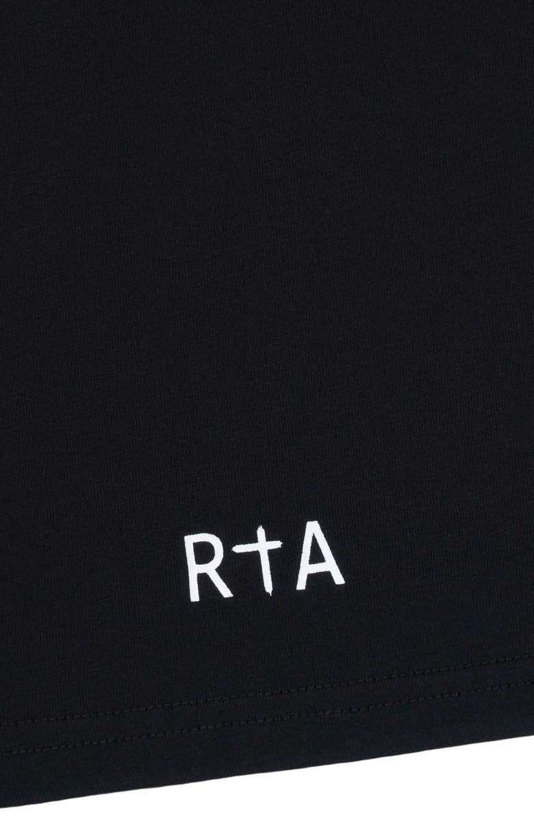 RtA Kids' Lawson Graphic Print Cotton T-Shirt, Alternate, color, Black Spike Rta