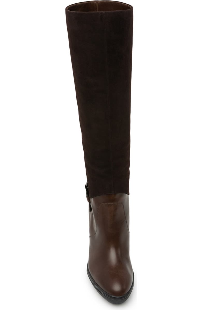 Tod's Block Heel Leather Boot, Main, color,