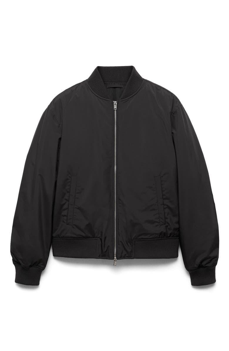 MANGO Regular Fit Insulated Bomber Jacket, Main, color, 