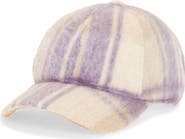 Treasure & Bond Brushed Plaid Baseball Cap