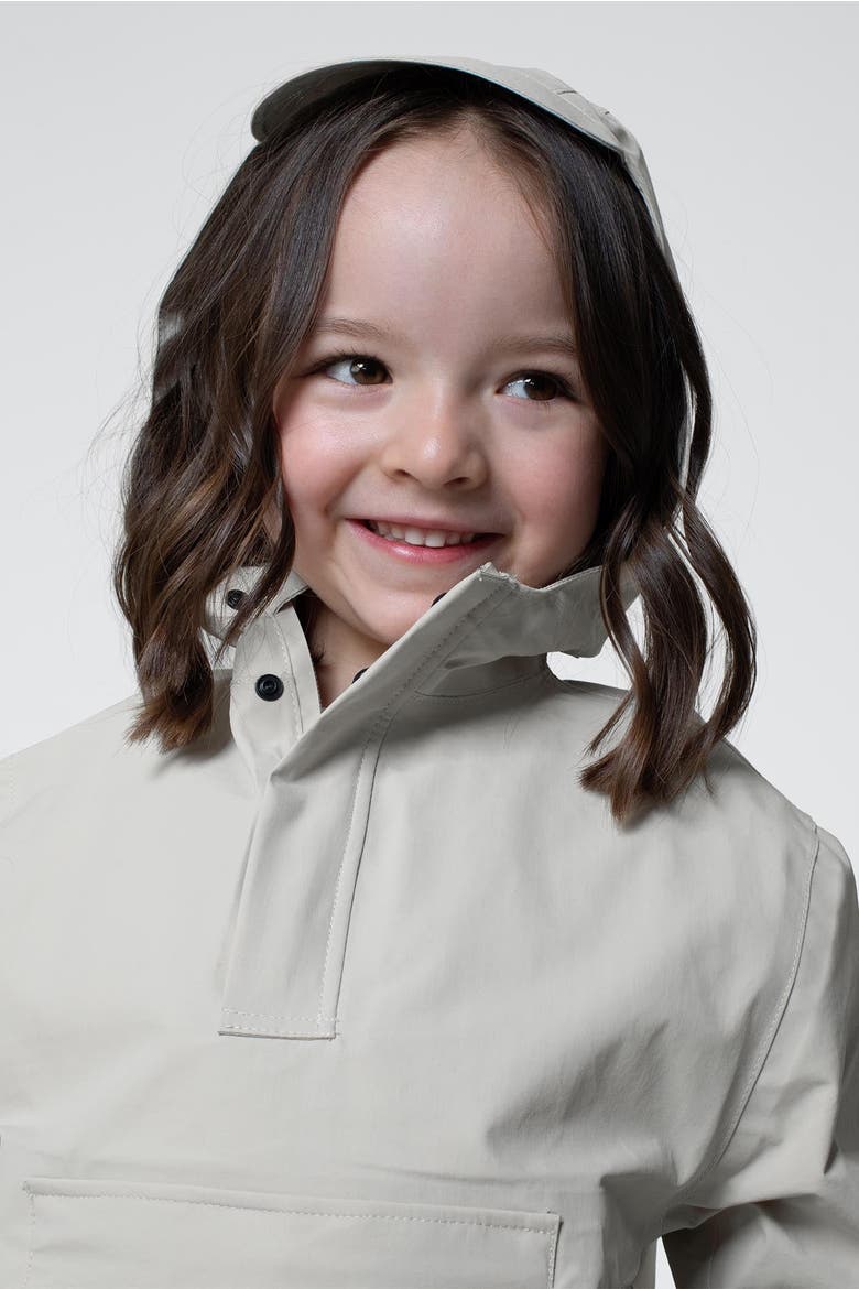 Kids Puddle Jumper Pullover Poncho, Alternate, color, Bone