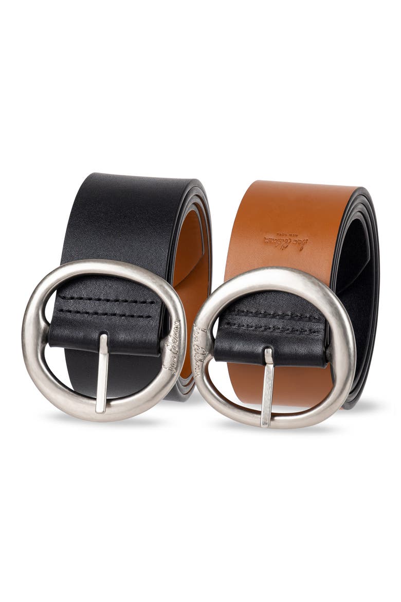 Reversible Belt, Alternate, color, BLACK/ SADDLE
