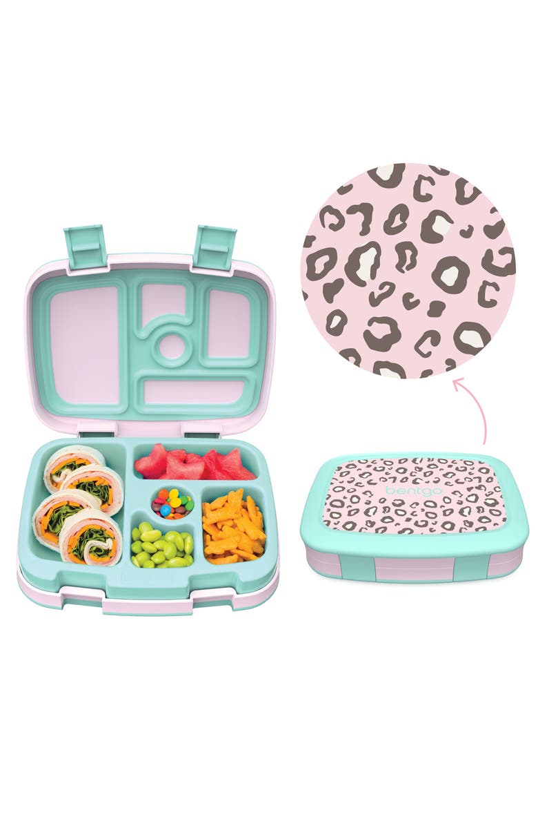 BENTGO Kids' Prints Lunch Box - Leopard, Alternate, color, Leopard