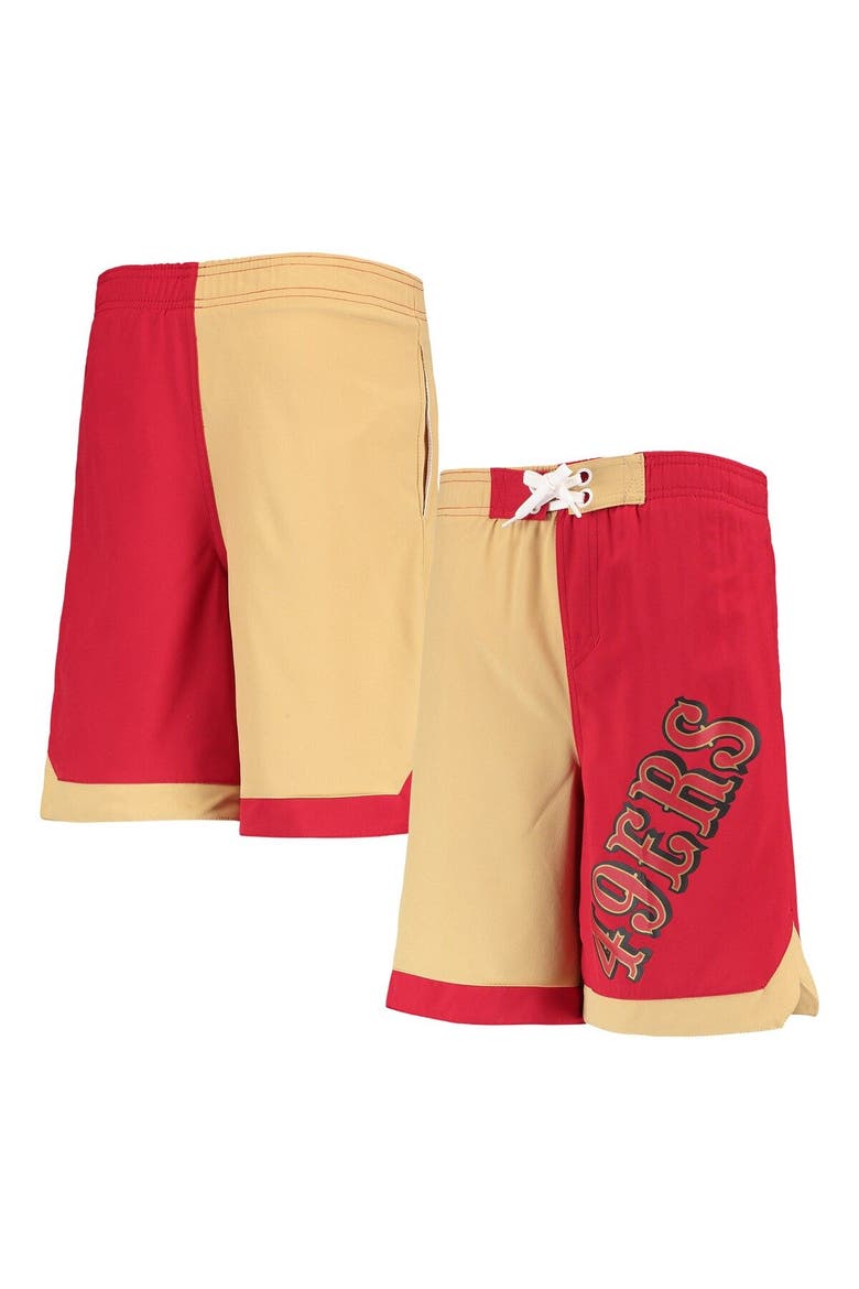Niners Gold Color Outerstuff Youth Gold/Scarlet San Francisco 49ers Conch Bay Board ...