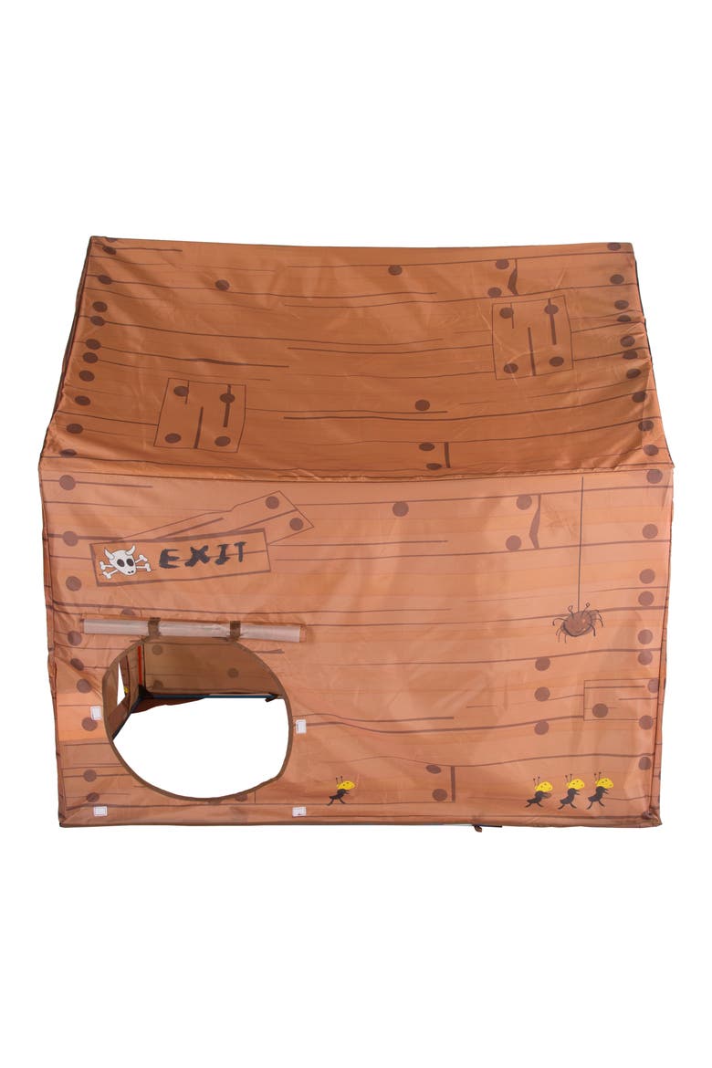 Kids' Indoor Play Clubhouse, Alternate, color, BROWN