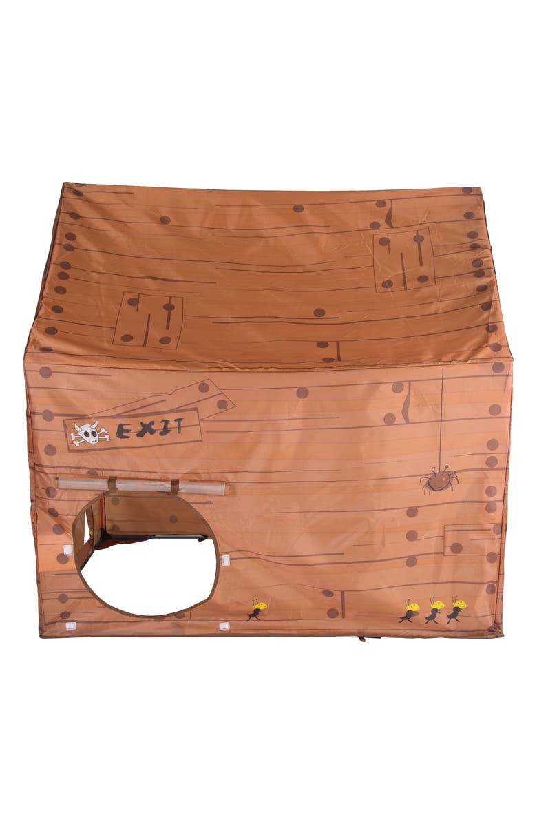 Pacific Play Tents Kids' Indoor Play Clubhouse, Alternate, color, Brown