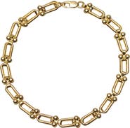 Argento Vivo Sterling Silver Elongated U Chain Bracelet