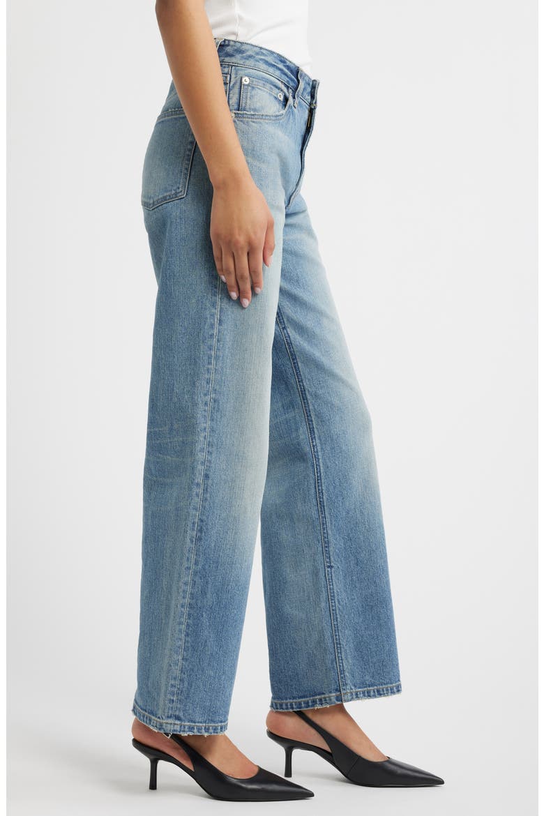 Idabel High Waist Straight Leg Jeans, Alternate, color, LIGHT BLUE
