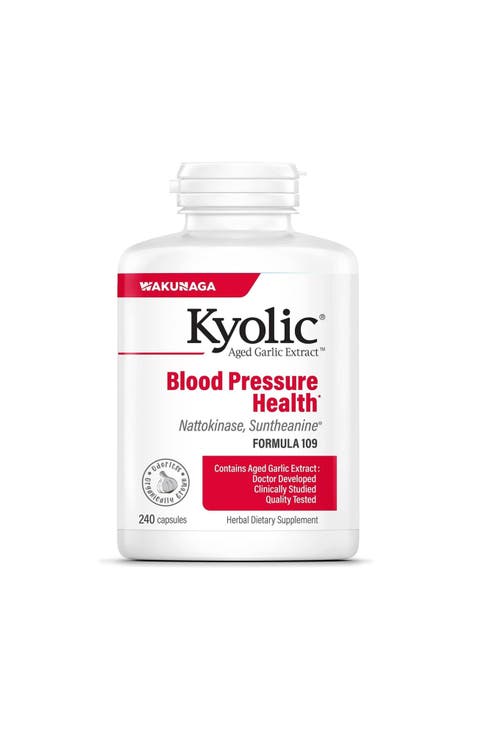 Aged Garlic Extract Formula 109, Blood Pressure Health, 240 Ct Capsules