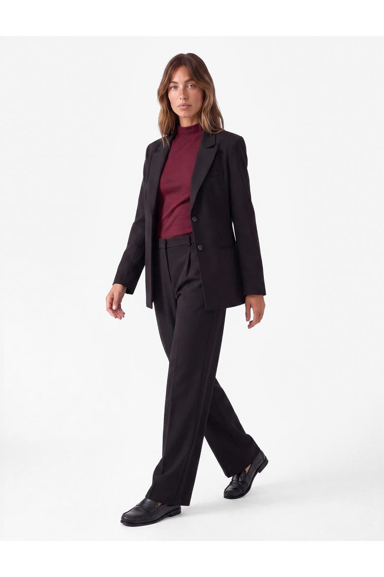Blazer Jacket, Alternate, color, BLACK