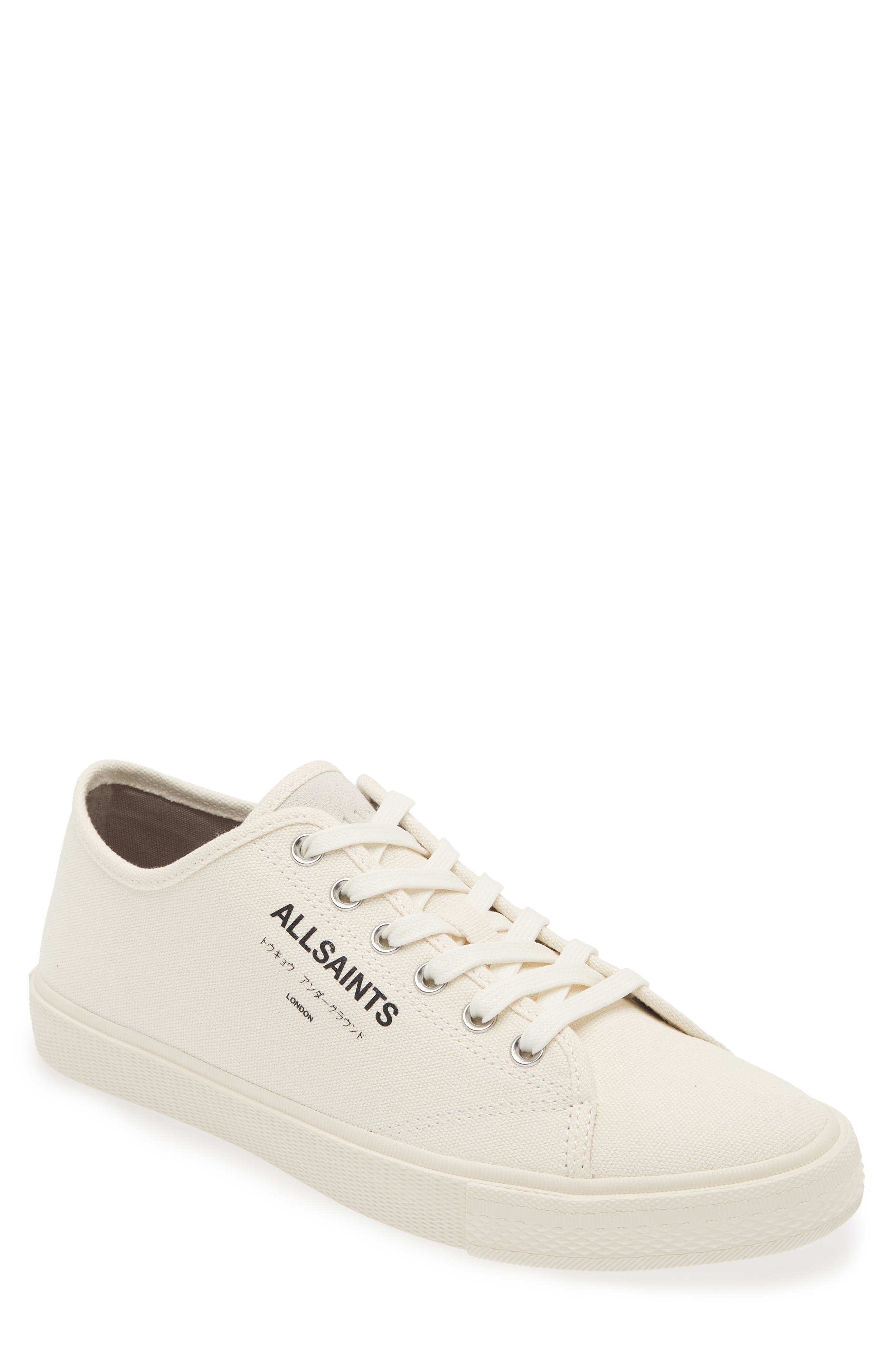 AllSaints Underground Low Top Sneaker, Main, color, Off White