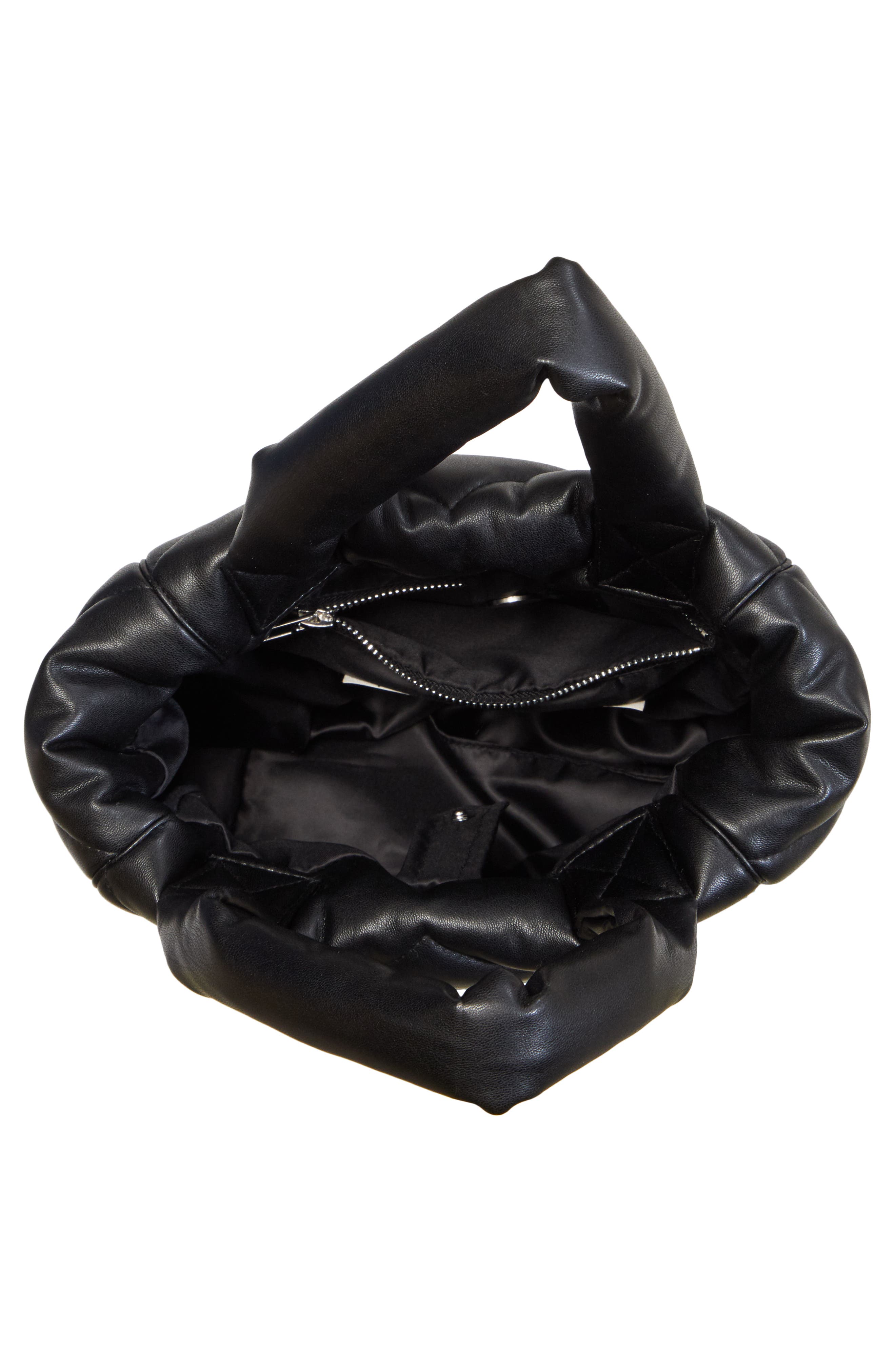 Stand Studio Small Rosanne Quilted Faux Leather Top Handle Bag, Alternate, color, 