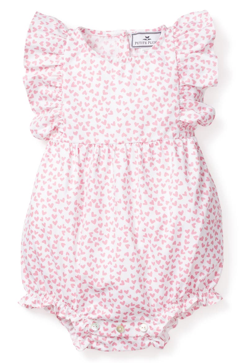 Sweethearts Ruffled Romper, Main, color, PINK
