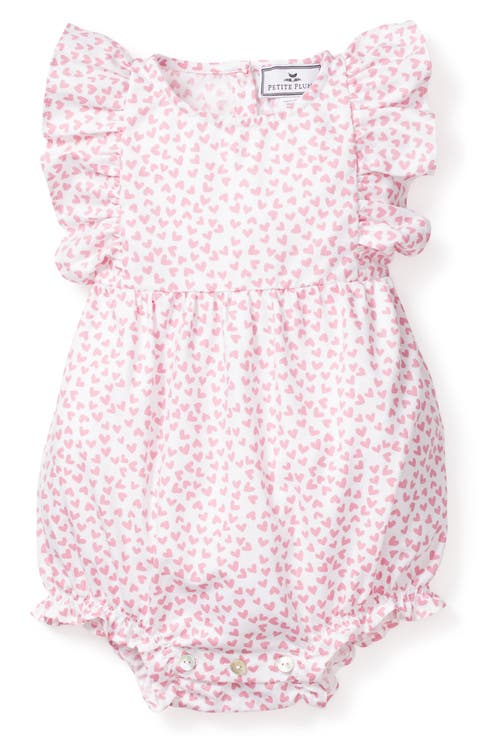 Heart Print Ruffle Romper (Baby)
