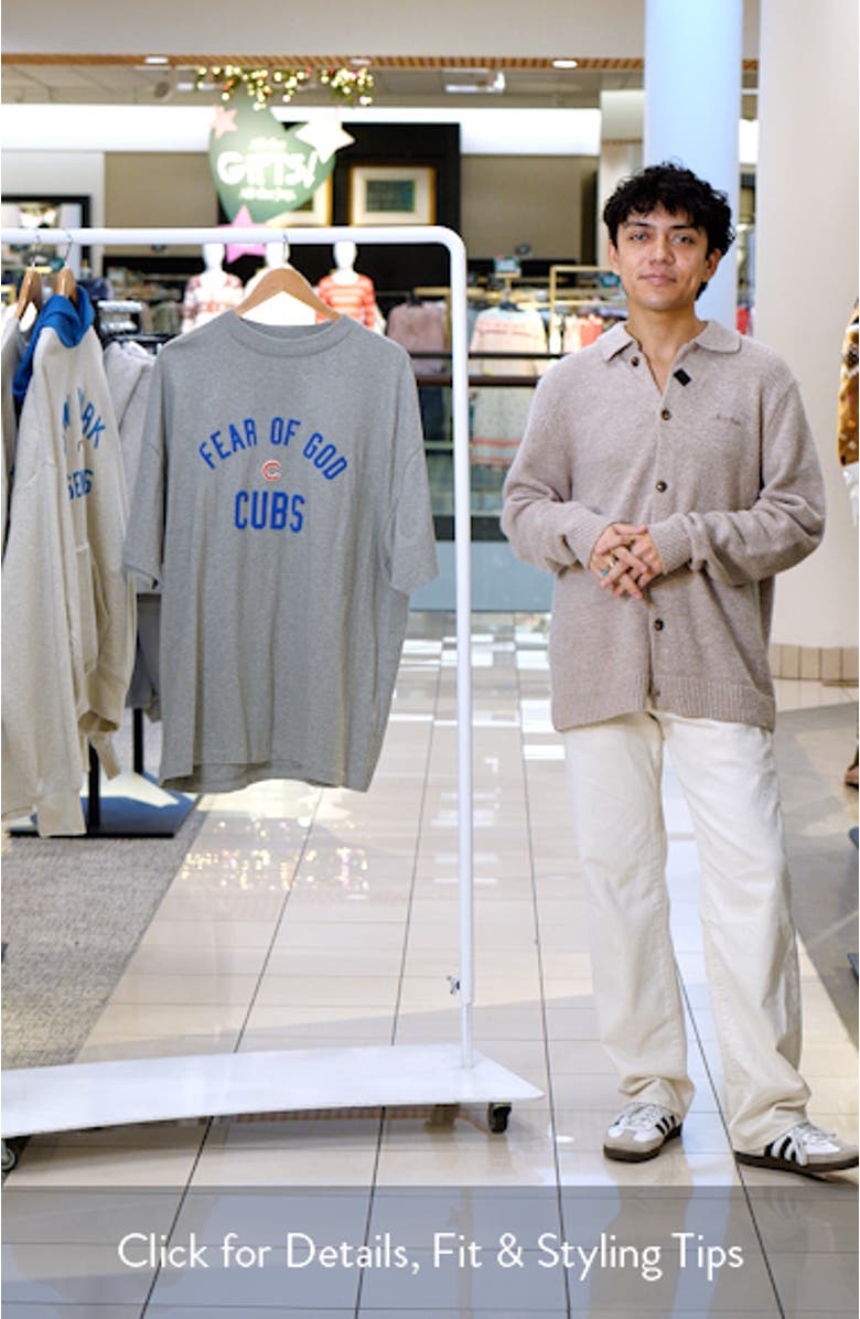 MLB Cubs '90s Fit Cotton Graphic T-Shirt, sales video thumbnail
