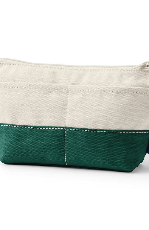 Lands' End Zipper Canvas Pouch