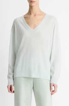 Vince Cashmere & Silk V-Neck Sweater