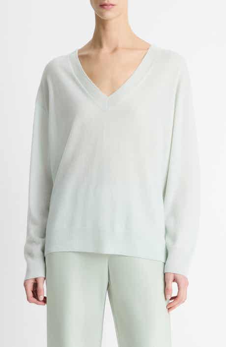 Vince Cashmere & Silk V-Neck Sweater