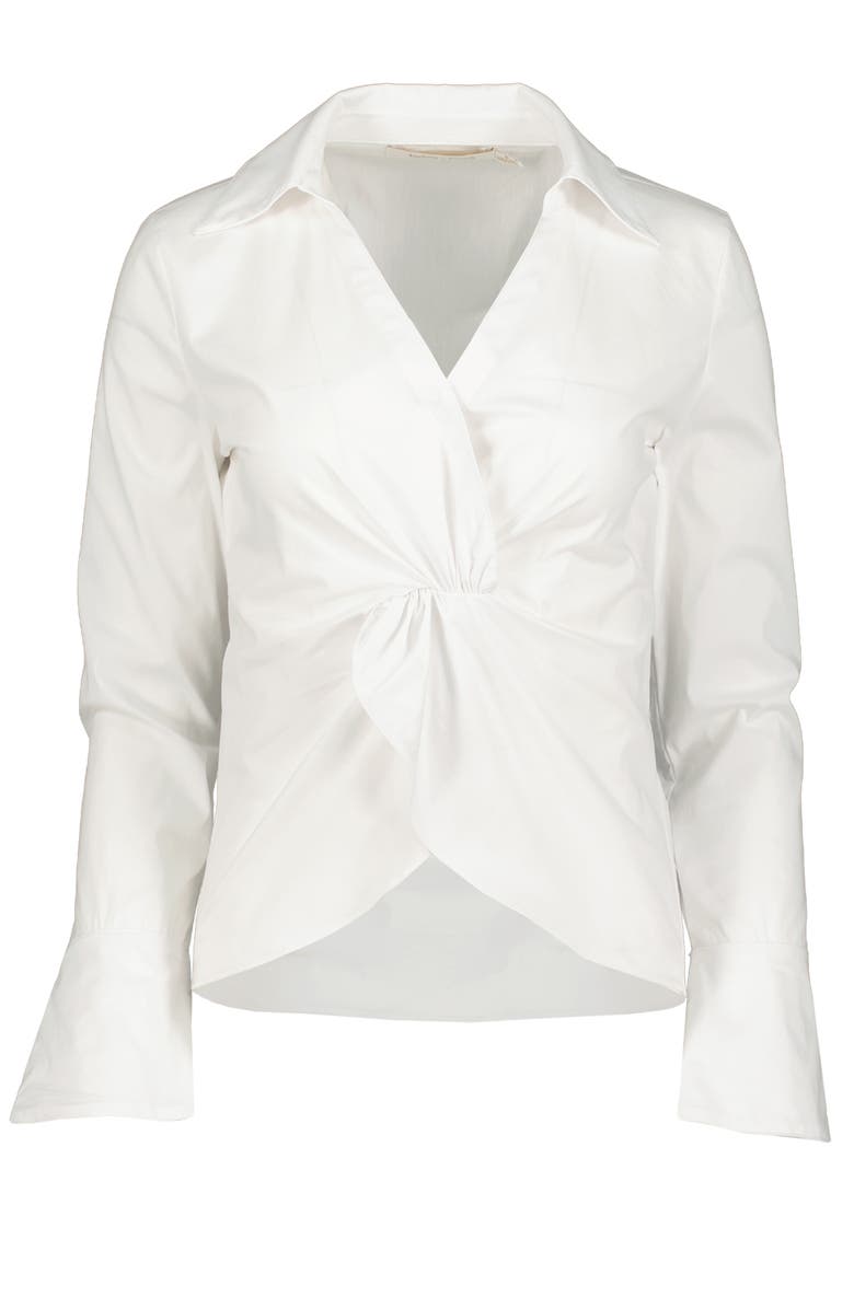 Bishop + Young Spencer Twist Front Blouse, Alternate, color, White
