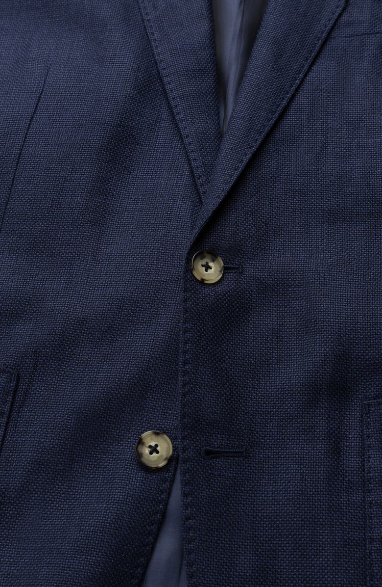 Rodd & Gunn The Cascades Slub Linen & Wool Sport Coat, Alternate, color, Midnight