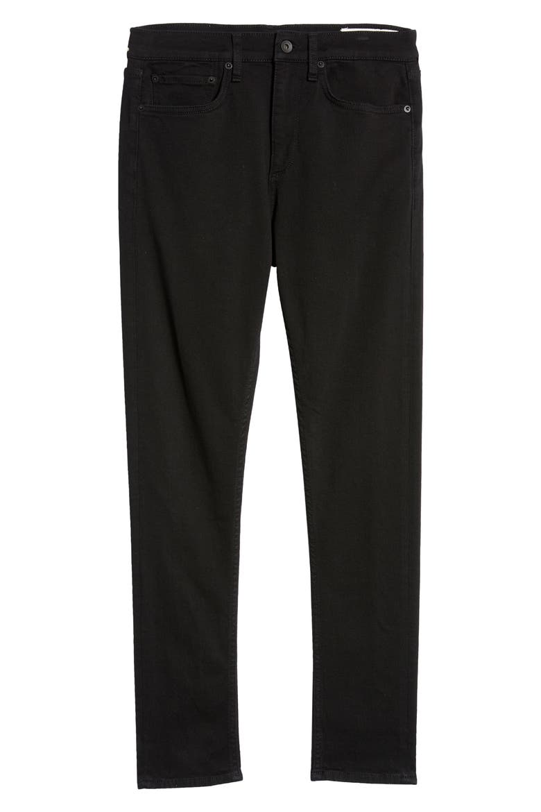 Fit 1 Aero Stretch Skinny Jeans, Alternate, color, BLACK