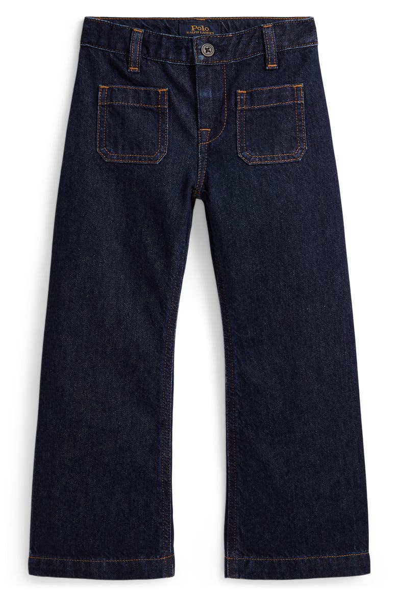 Kids' Flare Leg Jeans, Main, color, BLUE
