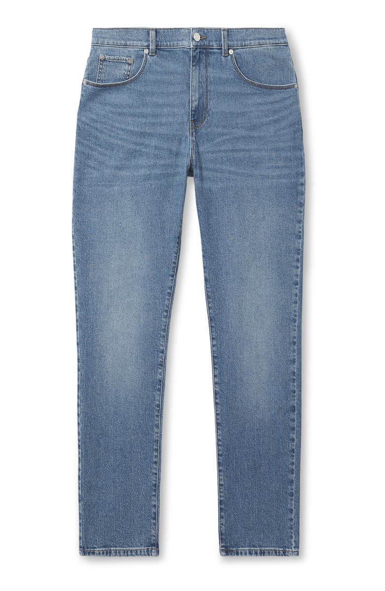 Reiss Bishopsgate Straight Leg Jeans, Alternate, color, Mid Blue Wash