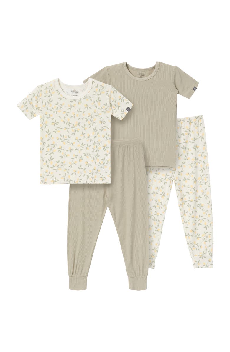 Modern Moments<sup>™</sup> by Gerber Snug Fit 4-Piece Pajama Set, Main, color, 